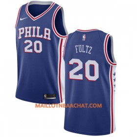 Maillot NBA Philadelphia 76ers Markelle Fultz 20 Nike 2017-18 Bleu Swingman - Homme